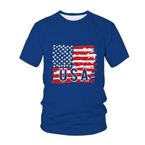 Maglietta con Bandiera USA per Uomo, 4 Luglio, Giorno dell'Indipendenza, T-Shirt Patriottica con Stampa Integrale in Sublimazione, Manica Corta, <span class=keywords><strong>Abbigliamento</strong></span> Casual per Feste - Product Image 6