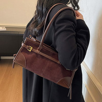 Sac à bandoulière classique de luxe en daim, sac sous le bras, mini sac fourre-tout, sac à main décontracté et tendance, sac à main de créateur, catalogue de sacs de mode pour femmes