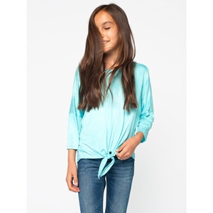 ชุดเดรสลำลอง TD เสื้อด้านหน้าแต่งกากบาท - Product Image 1