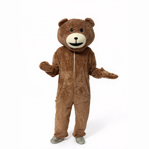 Costume da Mascotte Orsacchiotto Luolan per Halloween, Eventi <span class=keywords><strong>e</strong></span> Spettacoli, Outfit per Uomo Adulto in Poliestere Stile Europeo <span class=keywords><strong>e</strong></span> Americano - Product Image 1