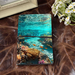 A6 Notebook indispensabile per gli studenti di ingegneria meccanica note di progettazione e <span class=keywords><strong>disegni</strong></span> a macchina con i coralli di pesce rocce sotto - Product Image 2