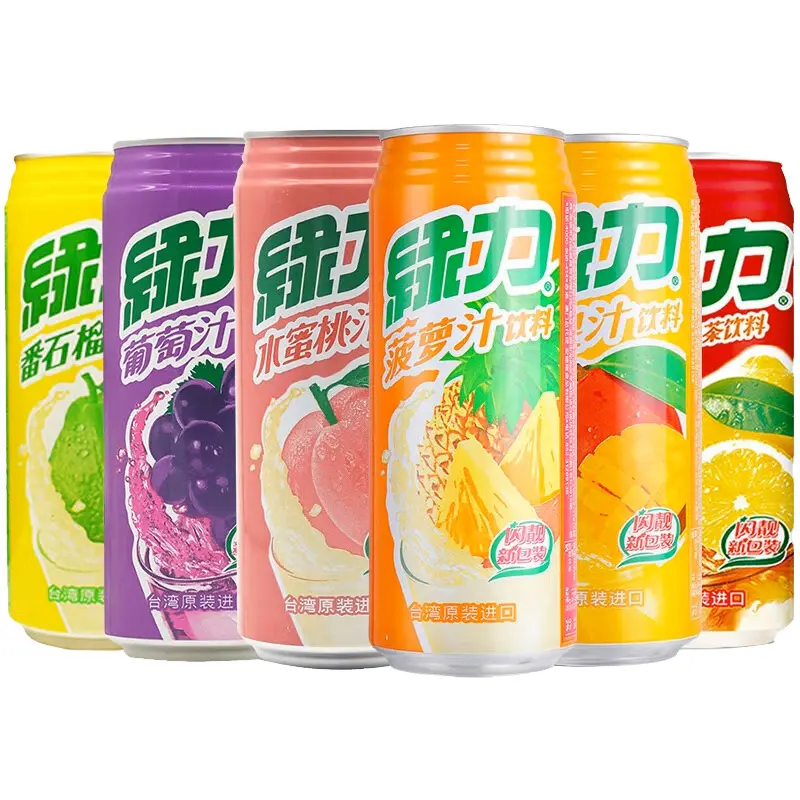 Atacado Taiwan suco bebida pode 490ml, snack exótico refrigerantes