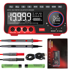 BSIDE ZT5566 มัลติมิเตอร์แบบดิจิตอล 19999 นับจำนวนครั้งอัตโนมัติ ลำโพงบลูทูธ ใช้ในบ้าน - Product Image 1