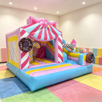 Prix d'usine, Château gonflable commercial à thème bonbons, grand modèle d'extérieur, pour événements professionnels, jeux d'enfants et location de fêtes