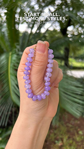 Pulsera de Piedras Preciosas Naturales Hechas a Mano, Coloridas, con Cuentas Redondas, para Mujer, Joyería de Moda para Regalo - Product Image 3