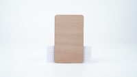 Tarjeta VIP de Madera con Diseño de Yate, Soluciones RFID NTAG215 13.56 MHz para Exhibición en Mesa de Bar