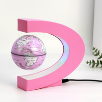 Globo Magnético Levitante Creativo, Lámpara de Mesa Decorativa, Lámpara de Noche LED Moderna para Oficina, con Enchufe de Pared