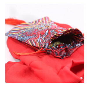Pet Ocean Wave Tassel Sweatshirt Fleece Winter <b>Clothes</b> <b>For</b> Dogs And <b>Cats</b> Lucky Bag Red With Wavy Tassels - Product Image 4