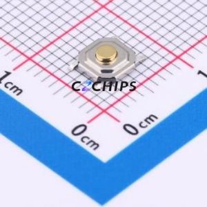 TS-1187-017E Tactile Switch SMD-4P,5.2x5.2mm Switch Single Pole Single Throw Round Button 5.2mm 5.2mm - Product Image 1