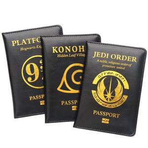 Funda para Pasaporte de Diseño Personalizado en Cuero PU con Logotipo Estampado en Oro - Product Image 3