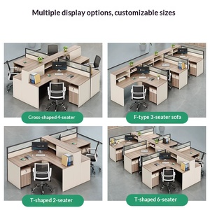Escritorio Moderno de Oficina en Forma de L de Madera con Gabinete de Almacenamiento Modular Plegable y Estación de Trabajo para Computadora - Product Image 4
