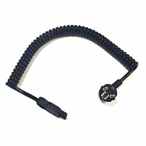 Câble d'alimentation industriel en spirale EU CEE 7/7 Schuko vers <span class=keywords><strong>connecteur</strong></span> GS 3 conducteurs 1,5 mm² résistant à l'huile en PU - Product Image 4