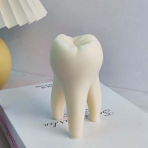 2023 New Design Creative Art <strong>Fun</strong> Teeth Shape <strong>Candle</strong> for Home Decor As Gift Set - Product Image 4