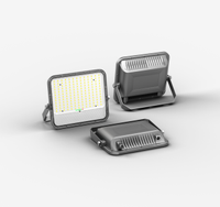Projecteur solaire LED en aluminium CHZ IP65 avec télécommande 100W-300W, éclairage extérieur étanche