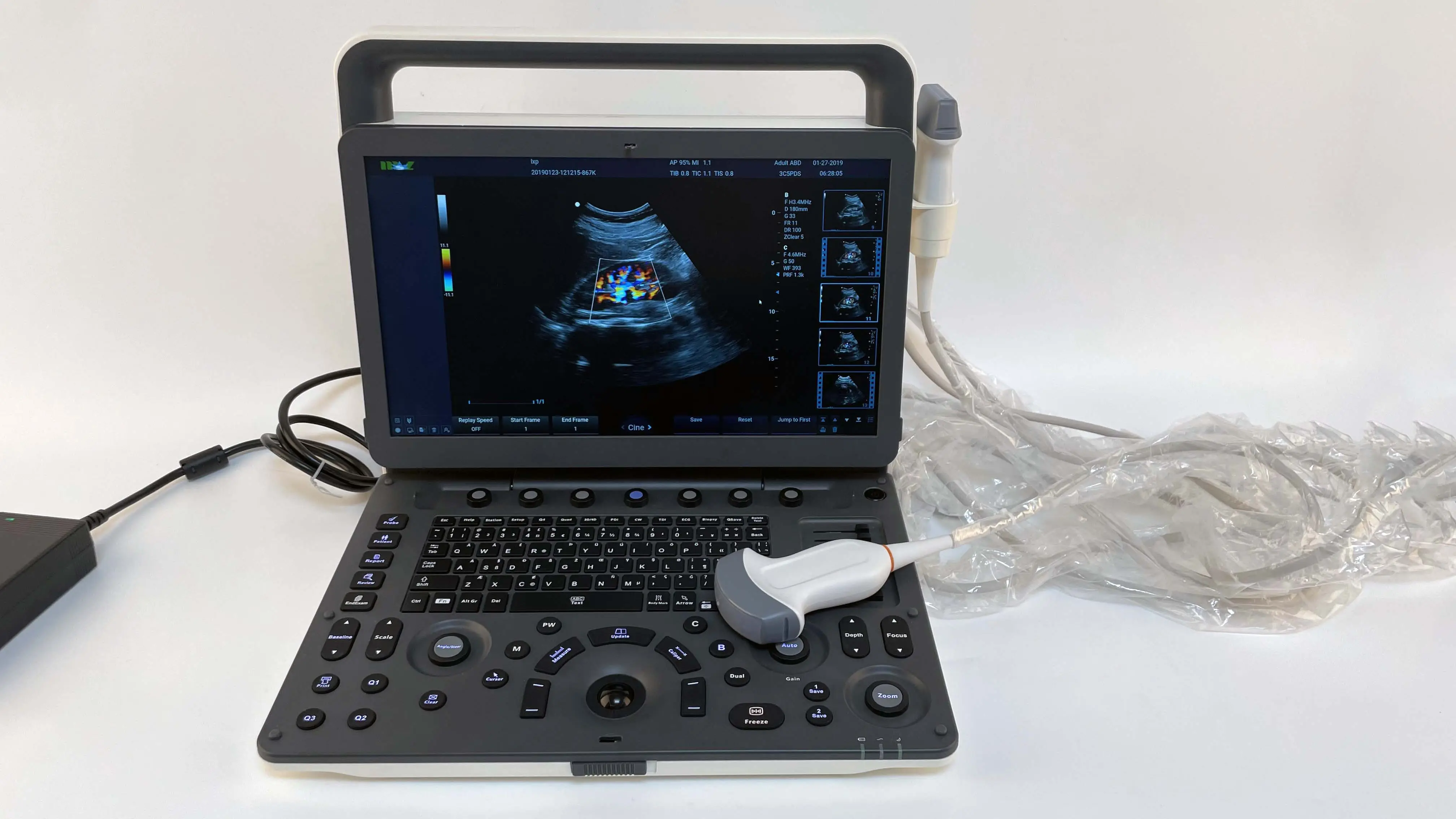 Portable Veterinary Ultrasound Machine 3D 4D Color Doppler