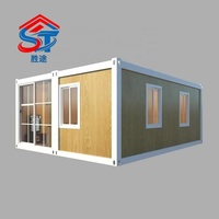 Casa Contenedor Modular Desmontable Moderna con Panel Sándwich de Ensamblaje Rápido para Hotel, Dormitorio, Oficina y Espacios de Vivienda
