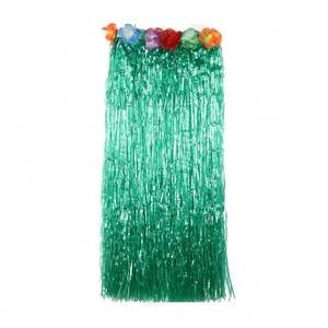 Décorations de fête colorées <span class=keywords><strong>jupe</strong></span> de danse de sable déguisement hawaï<span class=keywords><strong>en</strong></span> herbe raphia Hula <span class=keywords><strong>jupe</strong></span> 40cm - Product Image 5