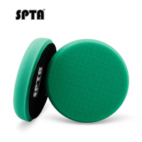 SPTA Tampon de polissage en mousse à coupe lourde T120 vert de 3 à 7 pouces pour polisseuse de voiture DA/RO/GA 1200/1500 #   Marques de disques abrasifs