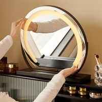129005 Quanu gros meubles de chambre couleur noire français rétro coiffeuse vintage coiffeuse maquillage table avec miroir