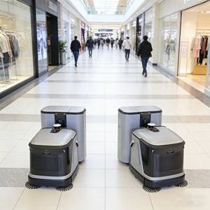 BIBO Nouvelle Arrivée Robot de Nettoyage de Sols Intérieur avec Aspiration, Balayage, Frottement et Lavage, Robot de Nettoyage 2000 pieds pour Centres Commerciaux et Entrepôts avec 50L - Product Image 4