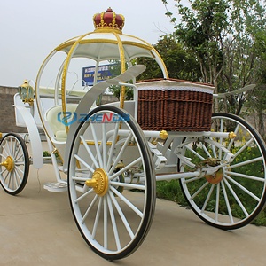 Carruaje de Caballos Tipo Calabaza para Bodas, Venta al Por Mayor Directo de Fábrica, Carruaje de Transporte Especial - Product Image 3