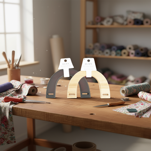 Asas de Madera para Bolsos Ilan, 16.5x11 cm, 2 Piezas - Product Image 2