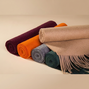Bufanda de Cachemira Pashmina de Color Sólido con Flecos Largos para Mujer, Uso Diario Otoñal, Chal para Adultos - Product Image 1