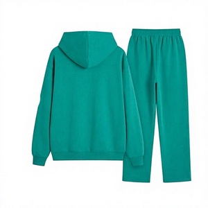 Ensemble pull-over avec poches pour l'hiver, ensemble jogging pour femme, couleur unie, survêtement décontracté, manches longues - Product Image 4
