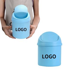 Portable Mini Table Trash Can Custom Logo Purple Color Small Stand Office Waste <b>Bin</b> for Desk - Product Image 4