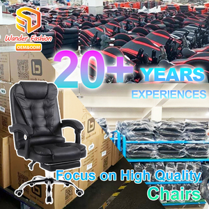 Fauteuil de bureau et <span class=keywords><strong>gaming</strong></span> ergonomique 2025 OEM WANDER <span class=keywords><strong>Noble</strong></span> Lift avec accoudoirs et repose-pieds réglables, massage rafraîchissant, en cuir synthétique - Product Image 4