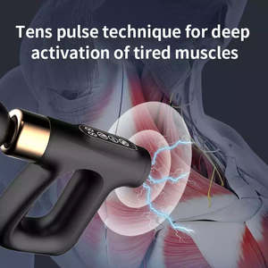 Handheld 32 Gear Electric Pulse Massager Wiederauf ladbare Heiß kompression pistole für tiefe Körper muskel entspannung - Product Image 4
