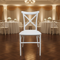 Chaises de jardin en résine plastique PP Kingflower, modernes, durables, imperméables, empilables, écologiques, pour hôtels, extérieur, salon