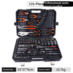 131-Piece Auto Repair &amp; Household Combination <strong>Set</strong> with PC Ratchet Pliers Screwdriver Dual-Purpose <strong>Wrench</strong> Tool Box CRV Material - Product Image 5