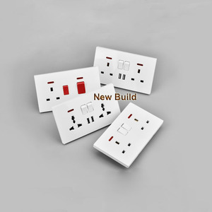 Công Tắc Gắn Tường Màu Vàng Tiêu Chuẩn Anh, Ổ Cắm Gắn Tường Thông Dụng Có Sạc USB, Ổ Cắm Gắn Tường Công Tắc USB Dùng Trong Gia Đình - Product Image 6