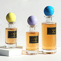 Venta al por mayor tapa de bola redonda para botella de Perfume pequeña cantidad TAPA DE Perfume redonda colorida FEA 15mm blanco verde rosa oro azul