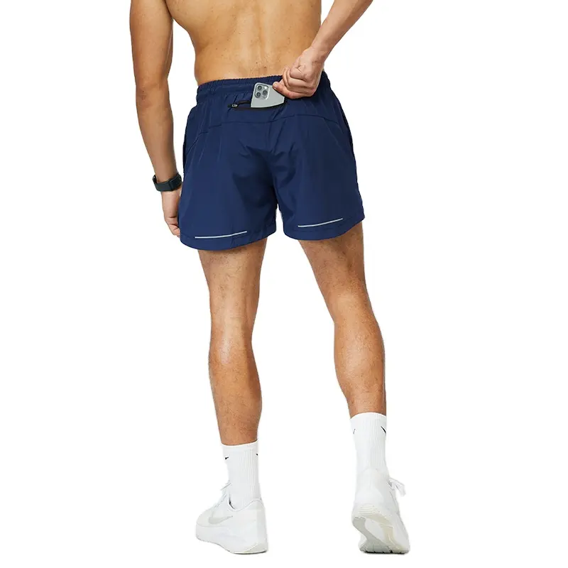 Short de sport en soie glacée pour homme, vêtement de basket-ball avec poche arrière, séchage rapide