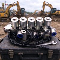 Katup Solenoid Pompa Hidrolik 20Y6041621 kompatibel dengan Excavator Komatsu, Suku Cadang Hidrolik