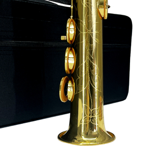 <span class=keywords><strong>Saxophone</strong></span> soprano droit professionnel <span class=keywords><strong>de</strong></span> haute qualité Aiersi, finition dorée, instrument <span class=keywords><strong>de</strong></span> musique à vent, logo personnalisé, fabrication chinoise - Product Image 3