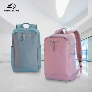 Kingsons Women's <b>Backpack</b> Gradient Color Waterproof <b>Lightweight</b> Travel <b>Backpack</b> With Zipper Pocket For Leisure Travel - Product Image 1