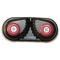 Crampons de bateau en aluminium noir, type Cam Cleat, avec guide-câble marin Matic