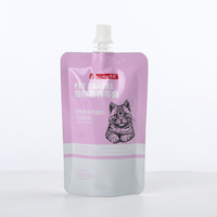 Mini pochette sur support de qualité supérieure imprimée sur mesure sac en plastique pour gelée d'eau boissons liquides pour eau minérale recharges de champagne