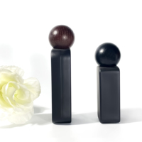 Fabricant de parfums, emballage cosmétique personnalisé de couleur noire, flacon de parfum vide avec atomiseur, flacon de parfum de luxe 30 ml 50 ml