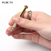 En gros, Outil de perçage manuel pour nail art, stylo perforateur pour manucure, pour pointes d'ongles et accessoires de bijoux