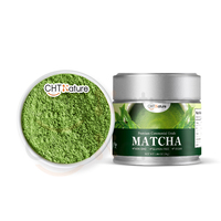 CHTNature USDA & NOP Thé Vert Matcha 30g 50g Boîte Étain 100% Poudre Matcha Biologique Pure