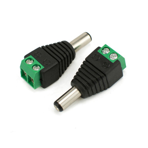 DC Male and Female 5.5*2.1mm Screw <b>Plug</b> <b>Adapter</b> Cord 10a 2 Pin Cctv 12v Male Power Dc Connector With Jack - Product Image 2
