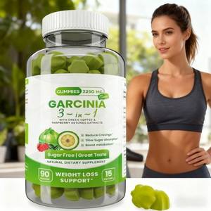 Gomitas de <span class=keywords><strong>Garcinia</strong></span> <span class=keywords><strong>Cambogia</strong></span> con Extracto Puro de Belleza OEM para Adultos, 60 Unidades, 2 Dosis Diarias - Product Image 3
