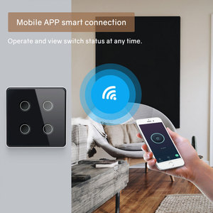 TuyaTYSHホームスマートウォールスイッチアプリWifiLedライトタッチスイッチガラス電気リモートワイヤレスウォールスイッチ - Product Image 6