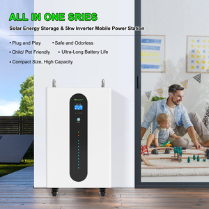 Tất cả trong một biến tần và pin 5kwh 15kwh được xây dựng trong 5KW năng lượng mặt trời biến tần AC 220V 5000 Wát nhà máy điện cầm tay máy phát điện lipo4 - Product Image 2