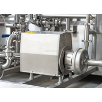 1000 LPH Tubulaire UHT-sterilisator volautomatisch met geïntegreerd CLIP-systeem voor de sterilisatieproductie van melk, sap en dranken