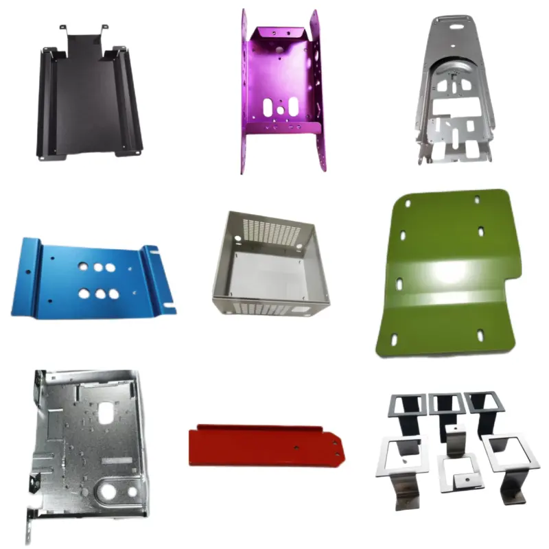 Custom laser cutting bending welding service carbon steel metal bracket sheet metal fabrication